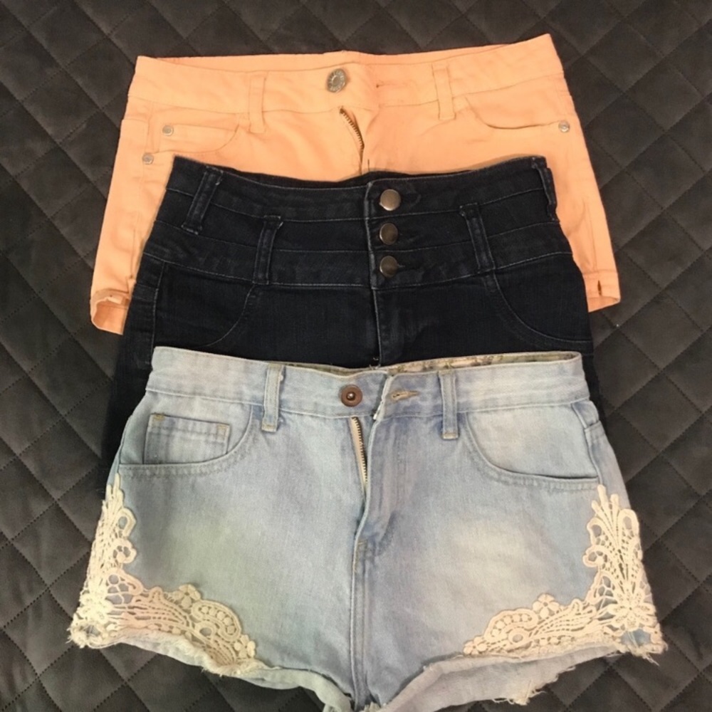 High rise Jean Shorts Bundle!!